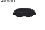 SKF VKBP 80231 A set placute frana,frana disc