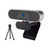 Cumpara ieftin Camera Web FHD Xiaomi Xiaovv USB IP Camera cu microfon si tripod, 2MP, Unghi larg 150 , Auto focus, Recunoastere faciala, Alimentare USB