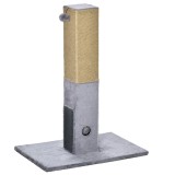PawHut Ansamblu pentru Pisici cu 2 Mingi de Jucărie și Perie, 59.5x39x79 cm, Gri | Aosom Romania