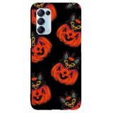 Husa compatibila cu Oppo A5 (2020) model Happy hallowen, Silicon, TPU, Viceversa, Transparent, Carcasa
