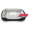 Pat pentru caini - 90 x 70 x 15 cm - negru Best CarHome