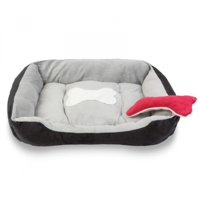 Pat pentru caini - 90 x 70 x 15 cm - negru Best CarHome