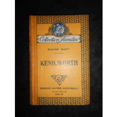 Walter Scott - Kenilworth (1927, editie cartonata)