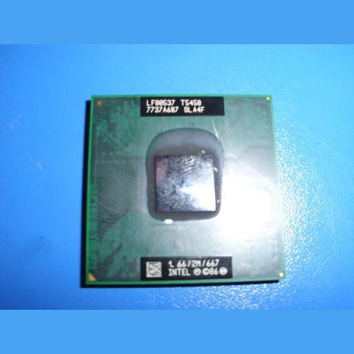Procesor laptop second hand Intel Core 2 Duo T5450 SLA4F 1.66GHz foto