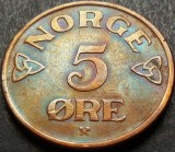 Cumpara ieftin Moneda istorica 5 ORE - NORVEGIA, anul 1952 * cod 1585 A, Europa