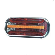 Set 2 lampi led spate cu ceata si semnalizare dinamica, fristom , 12v-24v