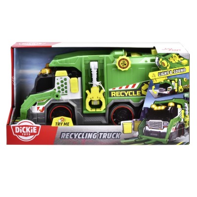 Dickie toys camion de reciclare cu lumini si sunete 39cm foto