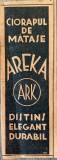 1931 Reclamă rom&acirc;nească la Ciorapi de Mătase AREKA, logo ARK, in Romania interbelica istoria modei si elefanta intre cele doua razboaie