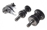 Grup pinioane cutie de viteze ATV 110cc (3+1) selector inclus