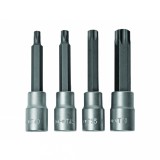 Set 4 biti torx act.1/2" T40-T70 100mm CR-V TMP