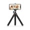 Trepied ajustabil telefon / camera cu cap rotativ, Negru