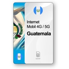 eSIM Internet Guatemala, valabil 7 zile, trafic 1 GB, Standard