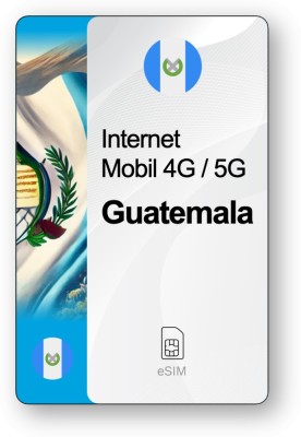 eSIM Internet Guatemala, valabil 30 zile, trafic 20 GB foto