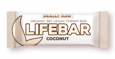 Lifebar Baton cu Nuca de Cocos Raw Bio Lifefood 47gr foto