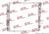 Radiator Mercedes Atego 98-, motor: 4.3 D, 569x560x32, SRLine, Aluminiu/ Plastic brazat, 9705000503