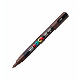 Marker Uni Posca 0.9-1.3Mm PC-3M Maro Inchis Uk