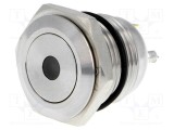Comutator anti-vandalism ONPOW Poz: 2 SPST-NO 2A/36VDC IP65 roşu