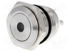 Comutator anti-vandalism ONPOW Poz: 2 SPST-NO 2A/36VDC IP65 roşu