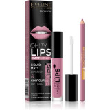 Eveline Cosmetics OH! my LIPS Matt set &icirc;ngrijire buze 03 Rose Nude