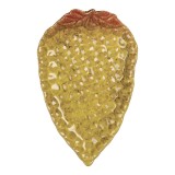Cumpara ieftin Platou ceramica maro galbena 15x10x2 cm