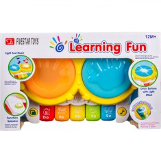 Instrument Muzical Tobe și Pian, 12+, Multicolor, Funcție Lumini și Sunete, Operat cu Baterii