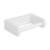 Cumpara ieftin Suport Hartie Igienica Funky, Plastic Alb Lucios