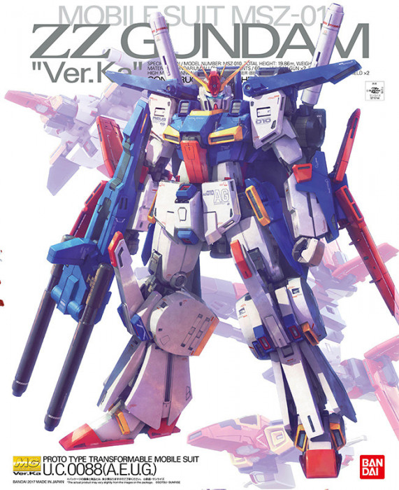 1/100 MG Gundam ZZ Ver Ka
