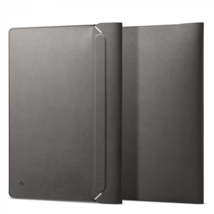 Husa Spigen Valentinus Sleeve pentru Laptop de 13-14 inch Gri