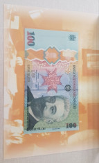 Bancnota 100 lei 2019 Romania Desavarsirea Marii Uniri I I C. Bratianu + BONUS foto
