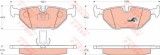 Set placute frana,frana disc BMW Seria 5 Touring (E39) (1997 - 2004) TRW GDB1265