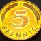 Moneda 5 PFENNIG - RF GERMANIA, anul 1986 F *cod 4647 = A.UNC