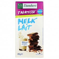 Ciocolata cu lapte Damhert fara zahar cu maltitol 85g foto