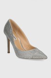 Steve Madden pantofi cu toc Evelyn-CR culoarea argintiu, SM11003187