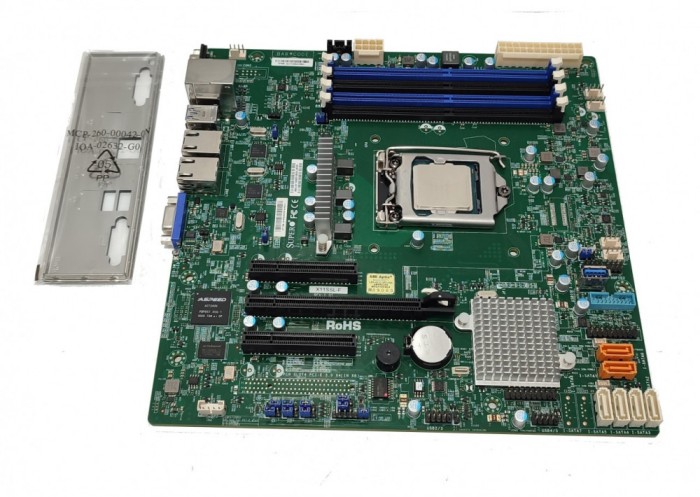 Placa de baza server Supermicro X11SSL-F chipset C232 + Procesor Intel Xeon
