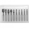 Set freze pentru lemn, metal, 10 piese, Yato