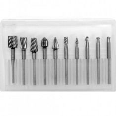 Set freze pentru lemn, metal, 10 piese