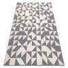 Covor SPRING 20414332 triunghiuri sisal, buclat - gri / kr&eacute;m, 200x290 cm, Dreptunghi