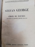 Stefan George, Poeme Alese, editie bilingva germana-franceza, ed. Aubier Paris