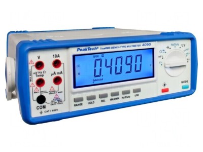Multimetru de masă LCD True RMS 600V foto