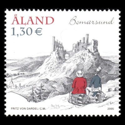Aland (Finlanda) 2005 - Cetăți, istorie, arta, Bomarsund, neuzat foto