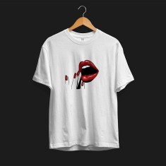 Tricou personalizat Red Lips - S