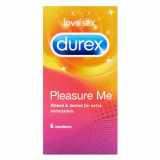Prezervative - Durex Pleasuremax Provoaca-mi Placere Prezervative cu Puncte si Striatii pentru Extra Stimulare 6 bucati