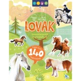 Ismeretterjesztő matric&aacute;sf&uuml;zet - Lovak