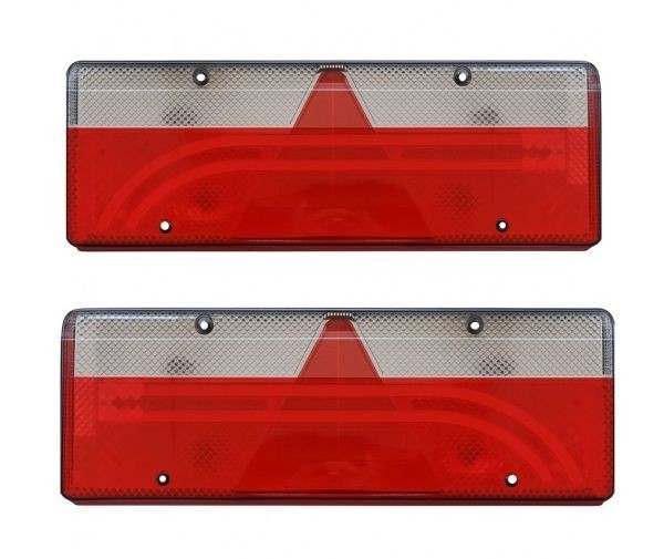 2 x Lumini Spate Sticla Camioane Remorca pentru Schmitz,Europoint III,Europoint 3,Asp&ouml;ck,Schwarzm&uuml;ller