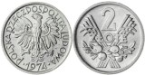 Polonia 1974 - 2 zloty, circulata
