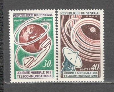 Senegal.1971 Ziua mondiala a telecomunicatiilor MS.118 foto