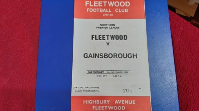 program Fleetwood - Gainsborough foto