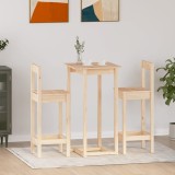 Cumpara ieftin Set mobilier de bar, 3 piese, lemn masiv de pin