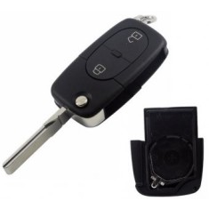Carcasa cheie Topautochei&reg; pentru Audi A3 A4 A6, suport pentru baterie tip CR2032