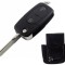 Carcasa cheie Topautochei&reg; pentru Audi A3 A4 A6, suport pentru baterie tip CR2032